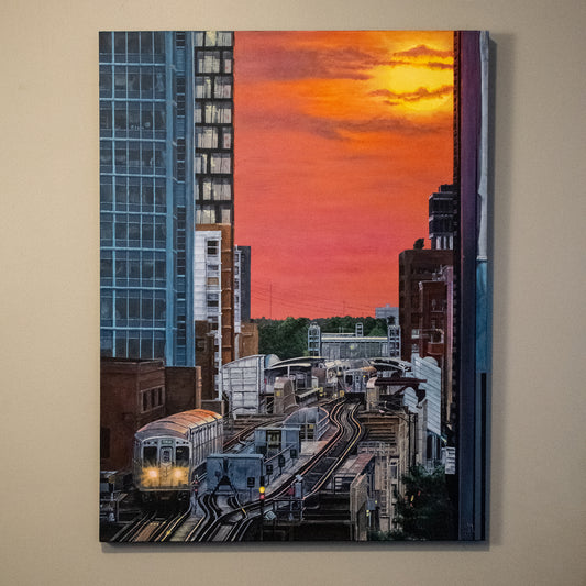 Rush Hour Commute Original Art