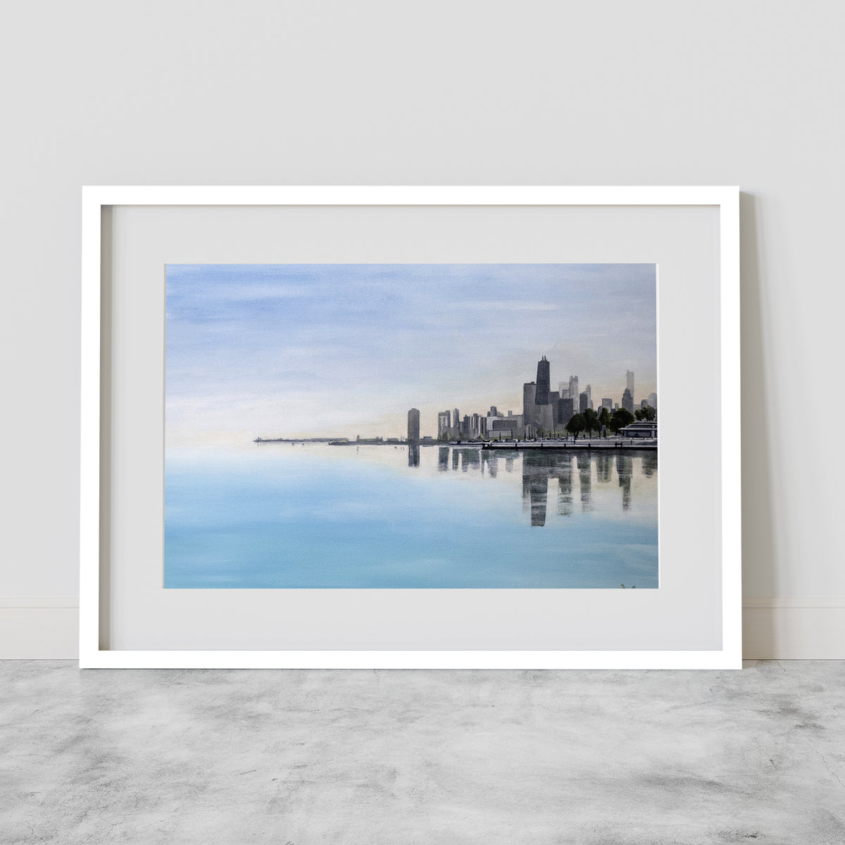 Lakefront Sunset Giclée Print