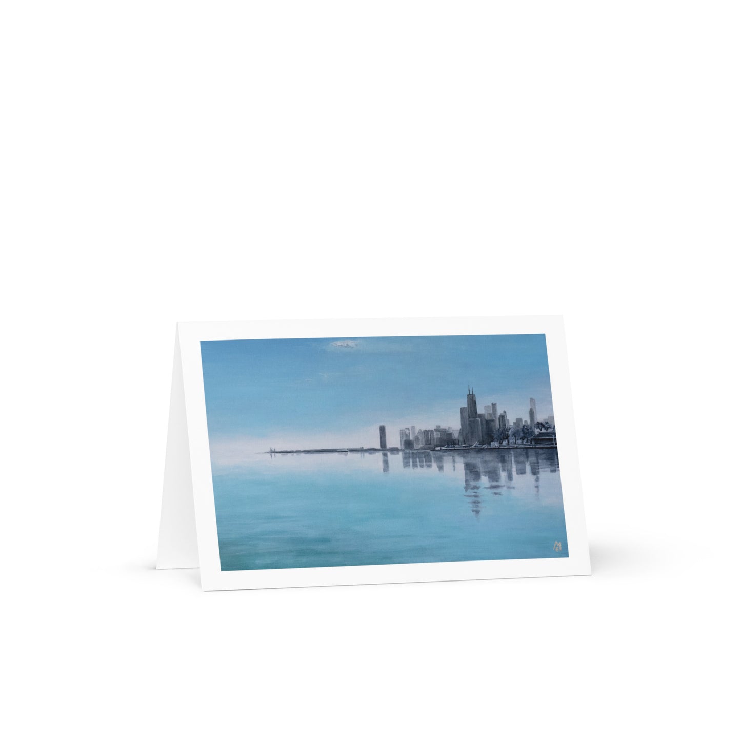 Hazy Skyline Greeting Card