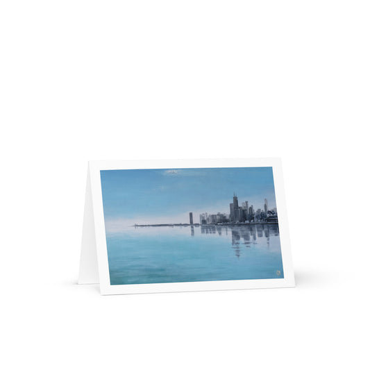 Hazy Skyline Greeting Card