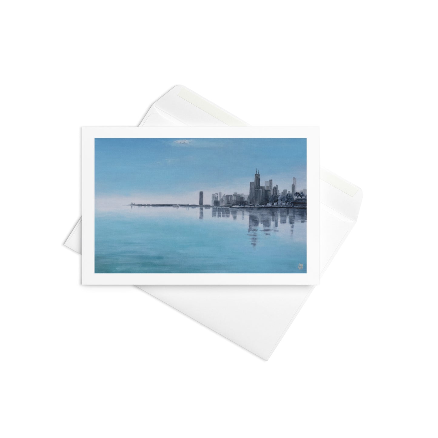 Hazy Skyline Greeting Card