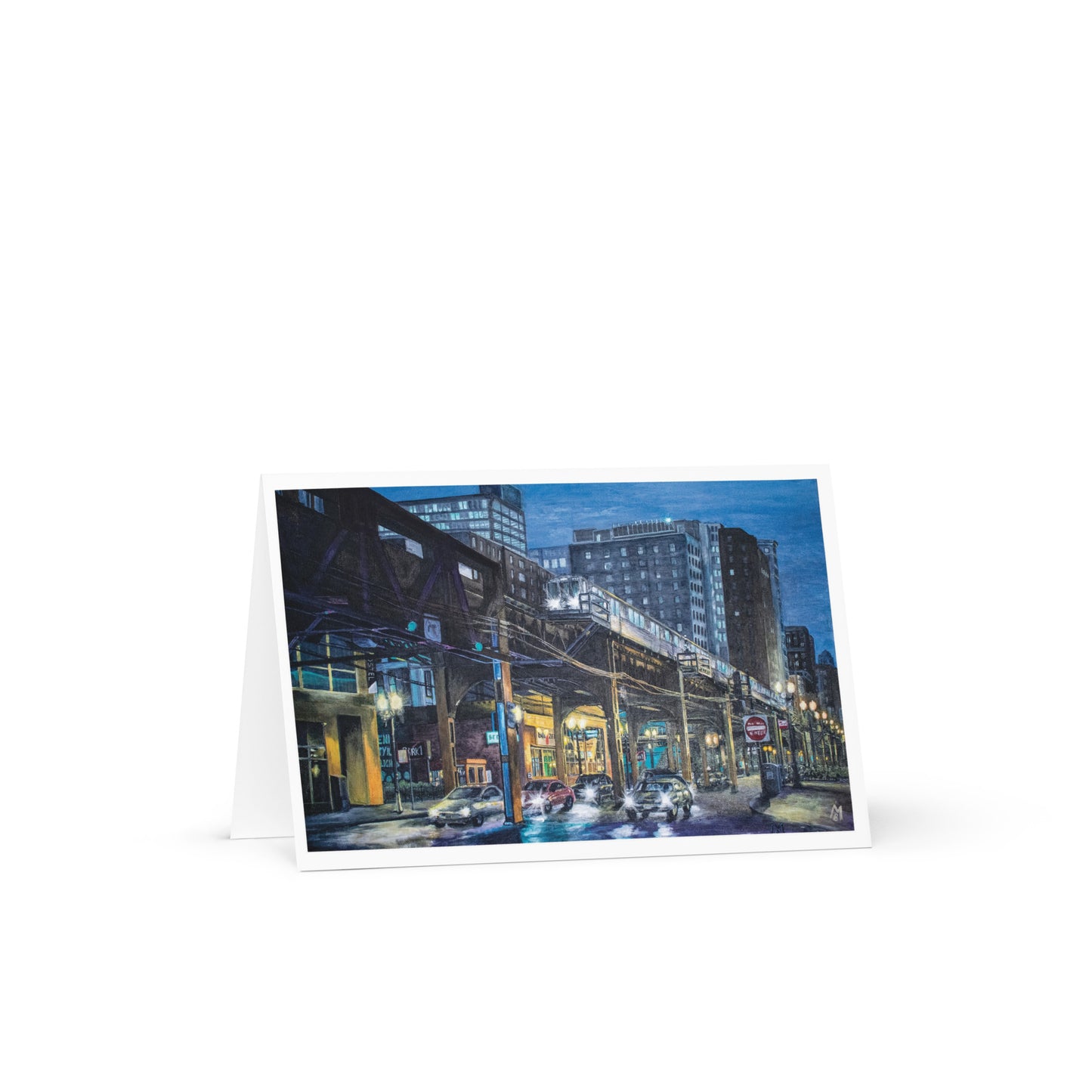 Up Into the Night Greeting Card