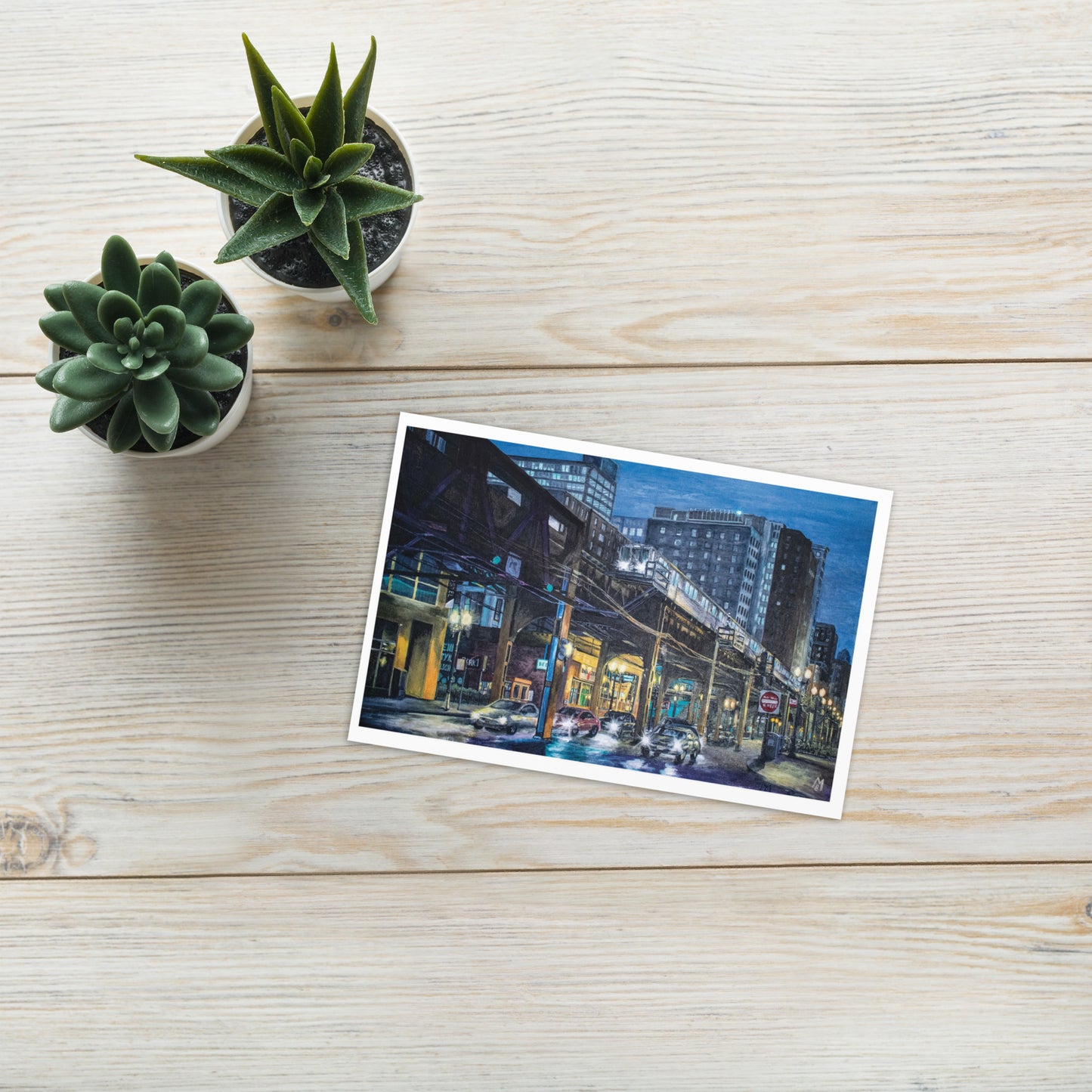 Up Into the Night Greeting Card