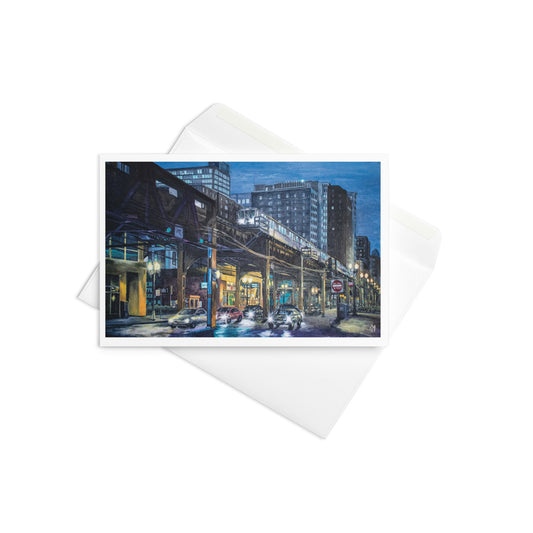Up Into the Night Greeting Card