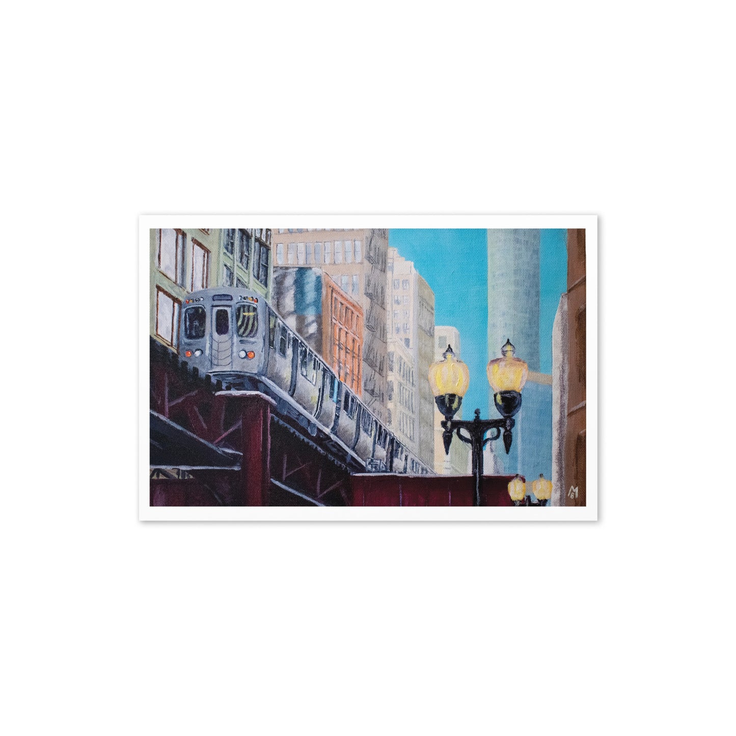 Up at the El Greeting Card