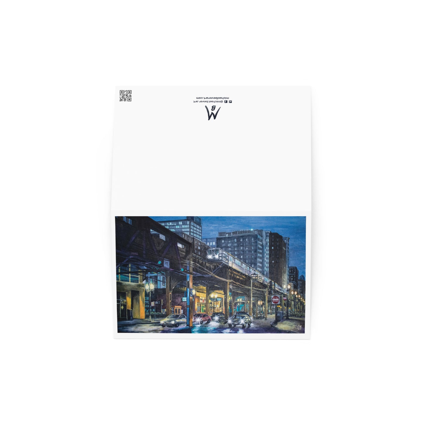 Up Into the Night Greeting Card