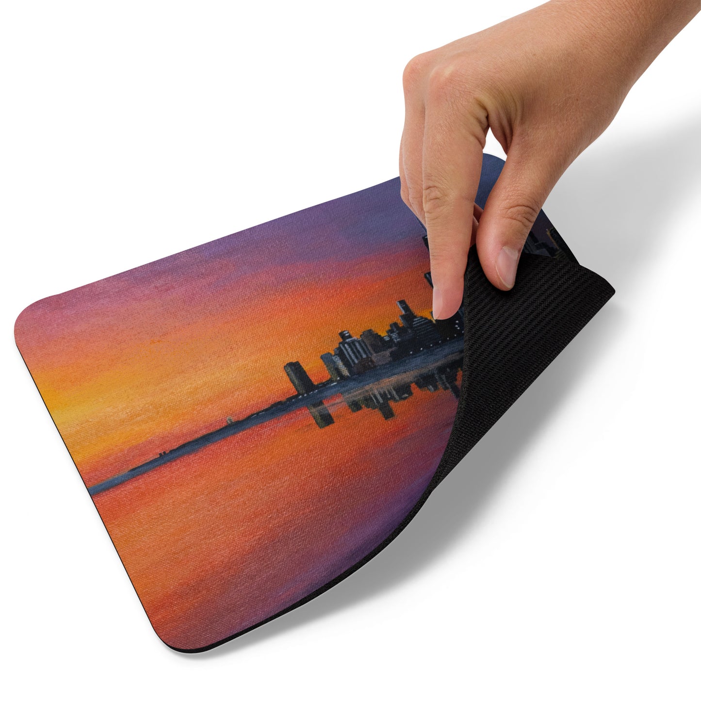 Lakefront Sunrise Mouse pad