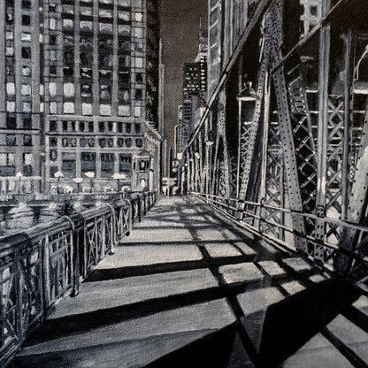 Bridge at Night Original Art