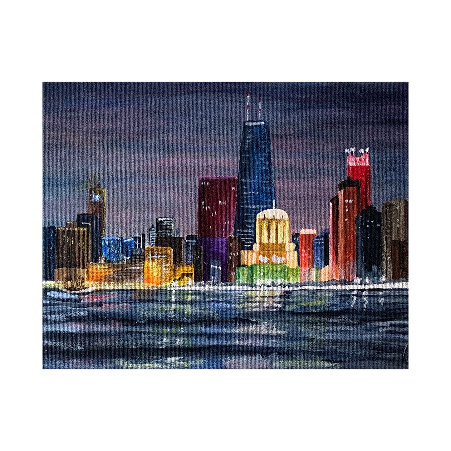 Bright Skyline Giclée Print