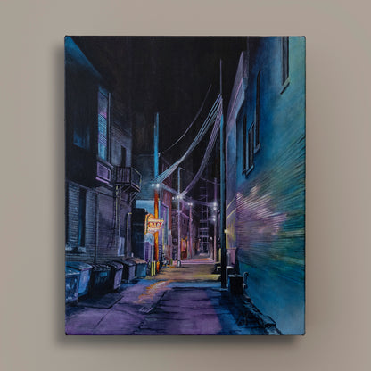 Chicago Alley: Purple Original Art