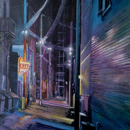Chicago Alley: Purple Original Art