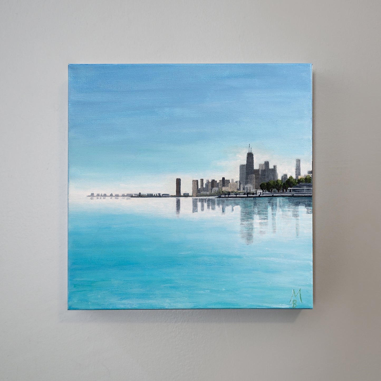 Hazy Skyline 4, Square Original Art