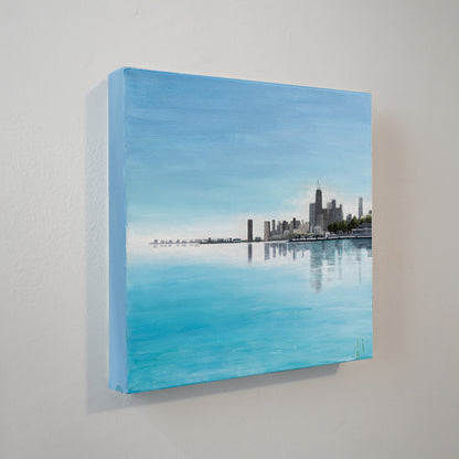 Hazy Skyline 4, Square Original Art