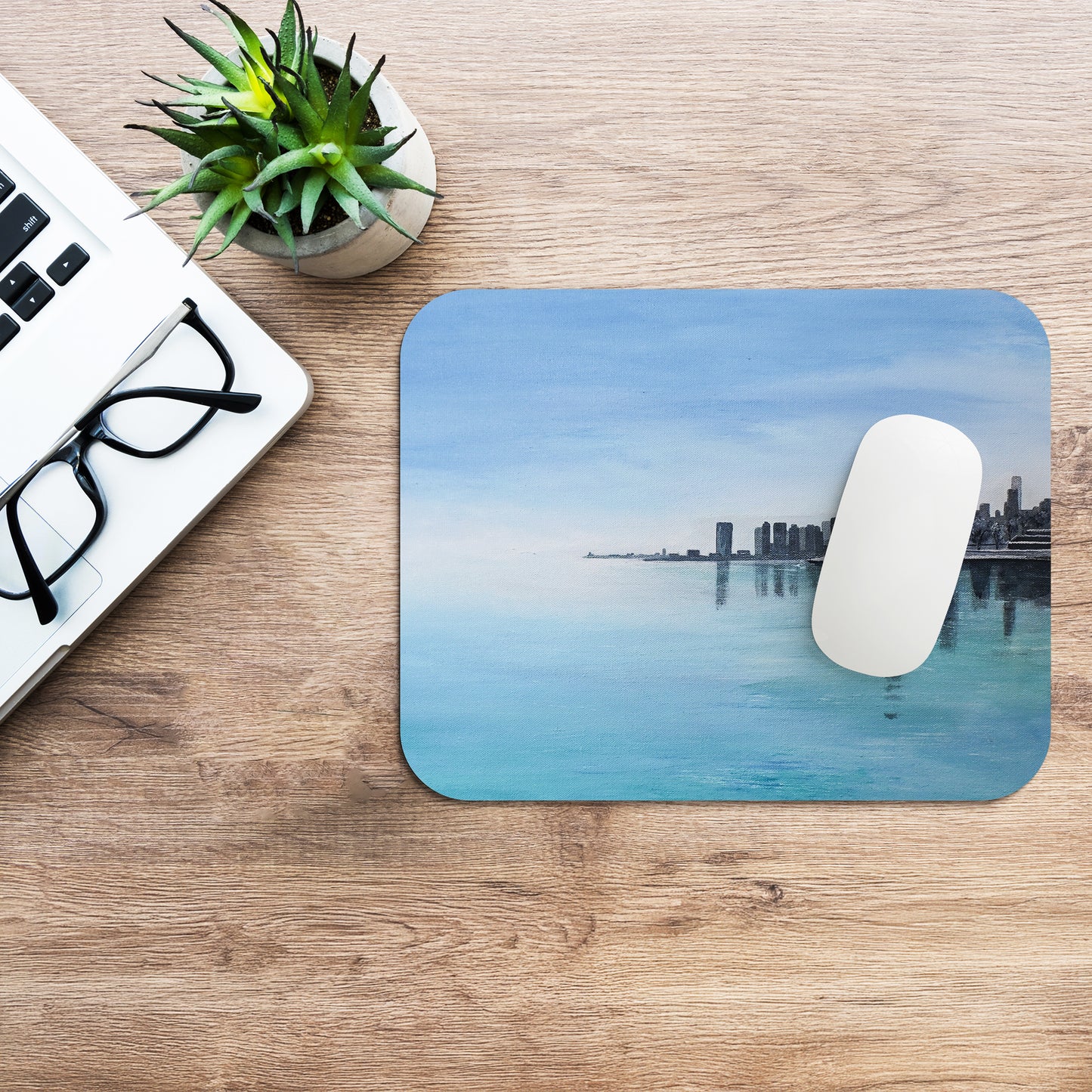 Hazy Skyline Mouse pad