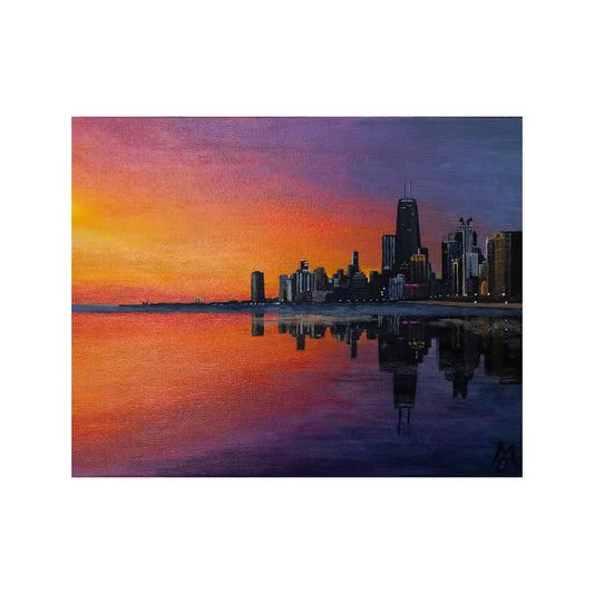 Lakefront Sunrise Giclée Print