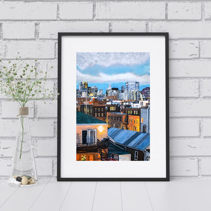 Chicago Neighborhoods 01 Giclée Print