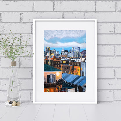 Chicago Neighborhoods 01 Giclée Print