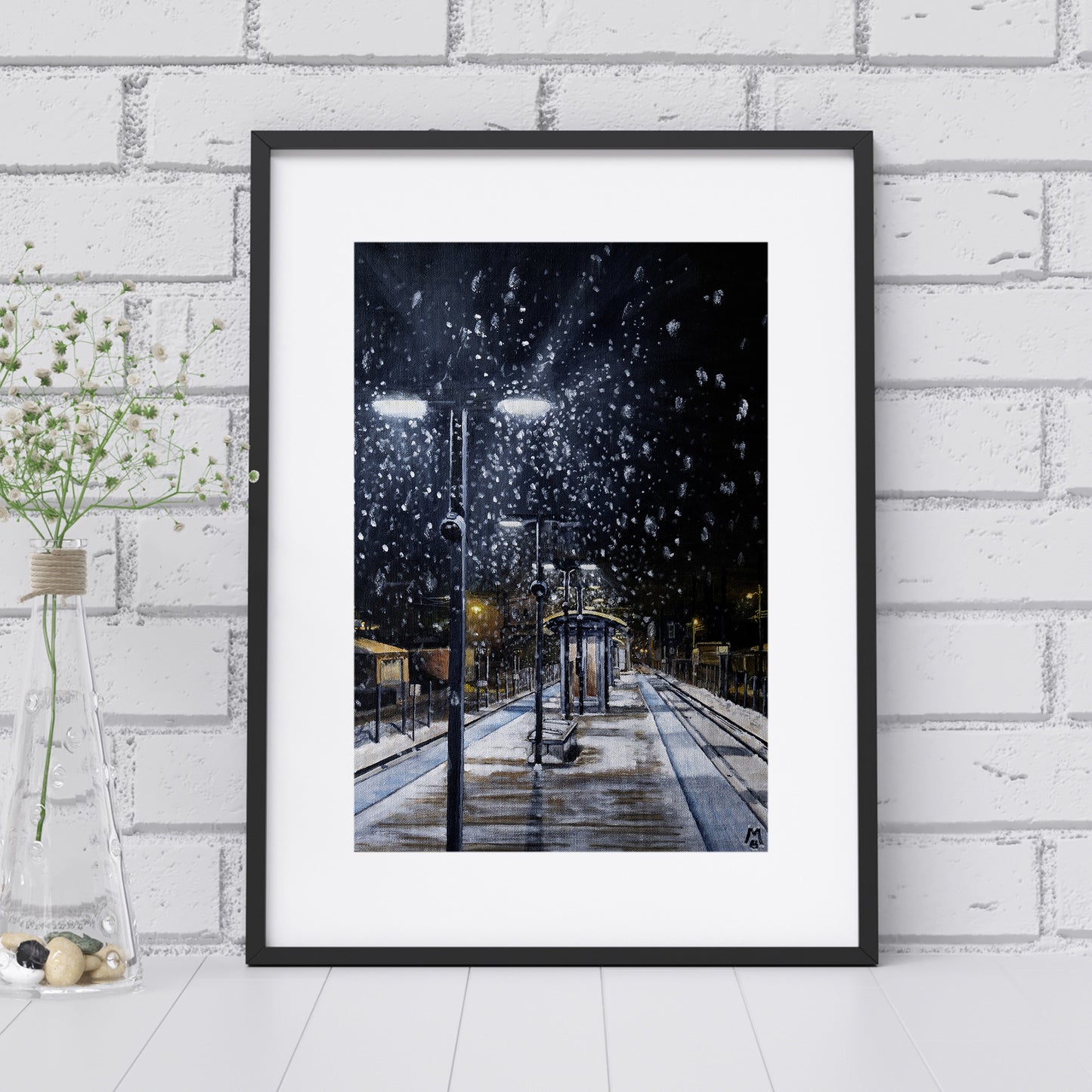 Rockwell Snow Giclée Print
