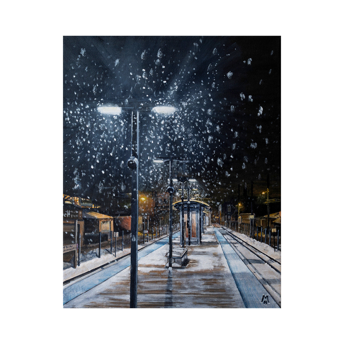 Rockwell Snow Giclée Print