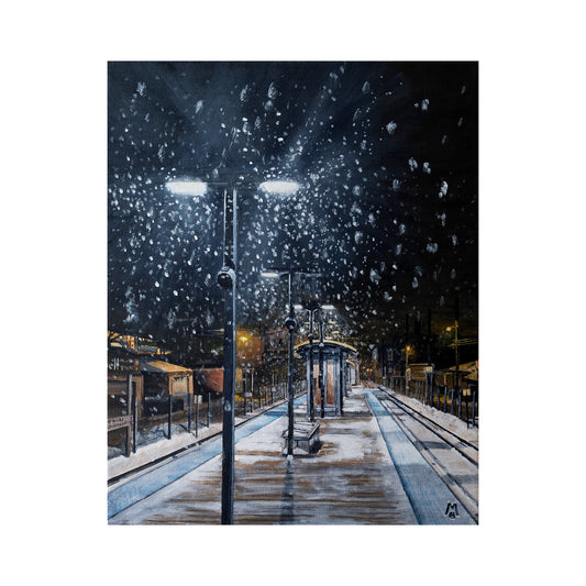 Rockwell Snow Giclée Print