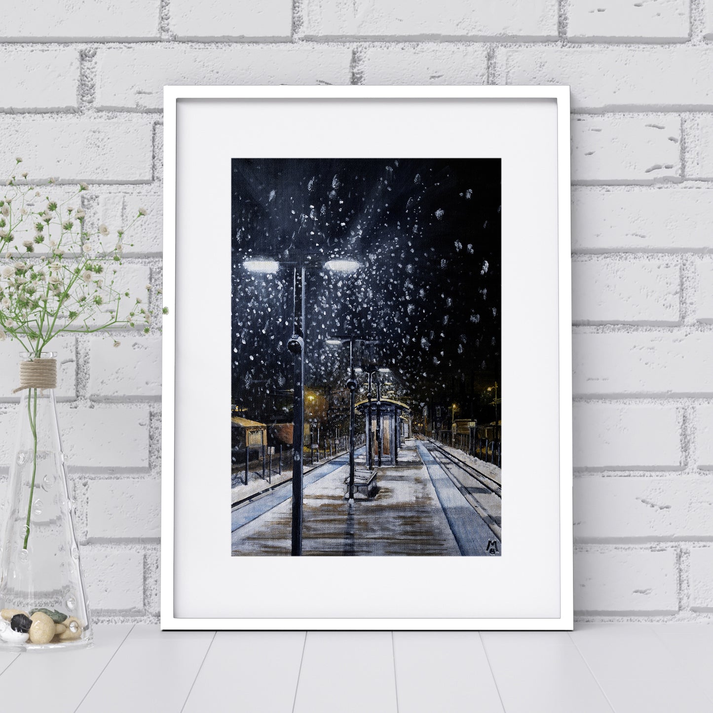 Rockwell Snow Giclée Print
