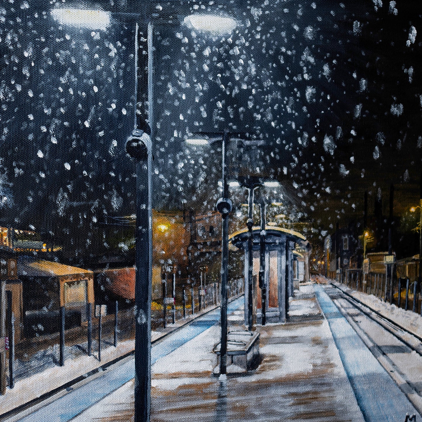Rockwell Snow Original Art