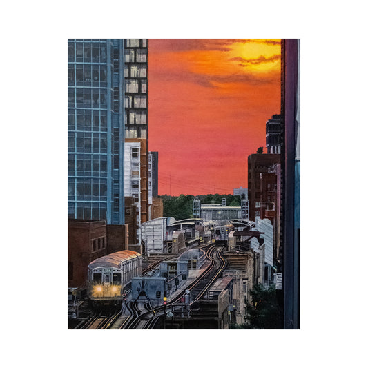 Rush Hour Commute Giclée Print