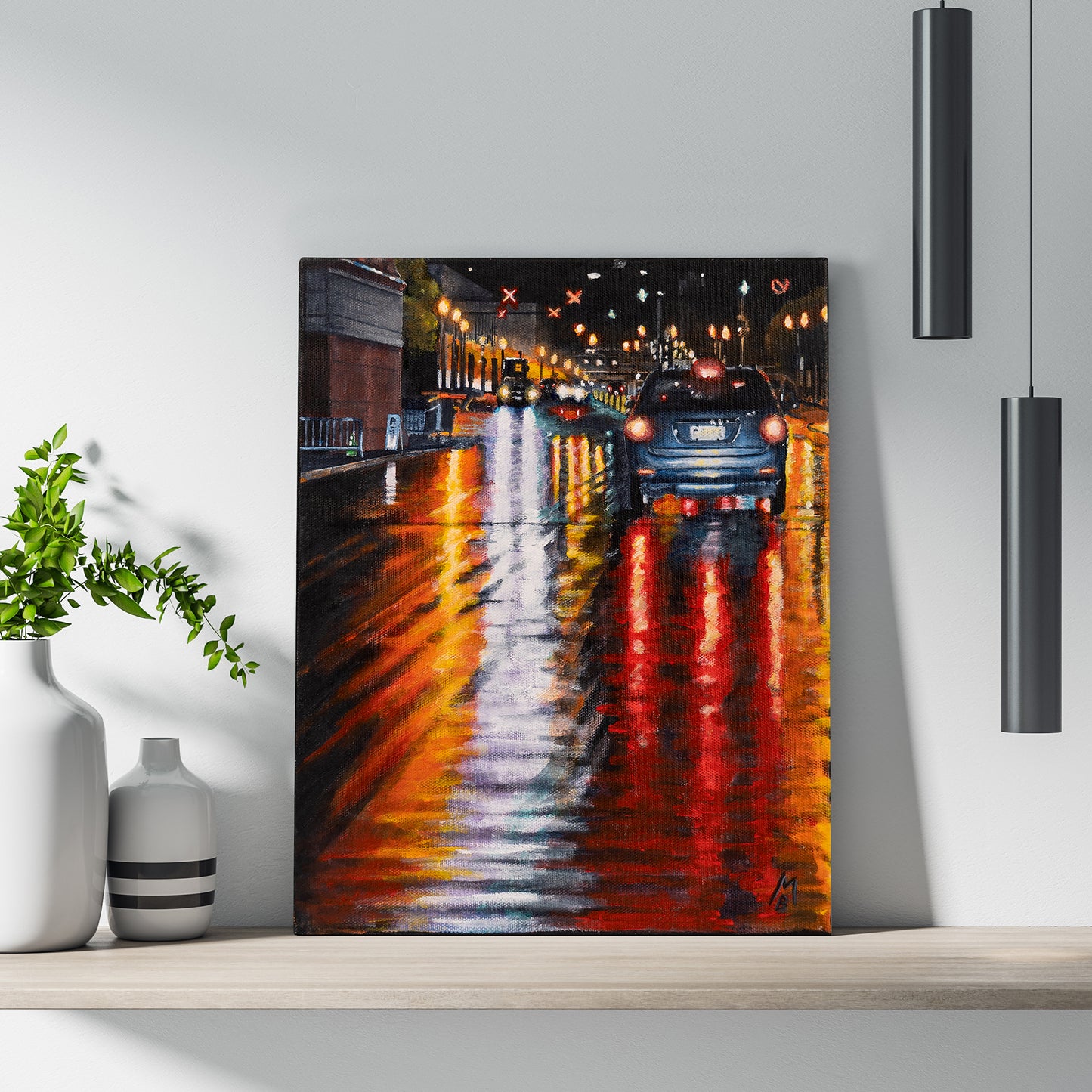 Bright Lights Original Art
