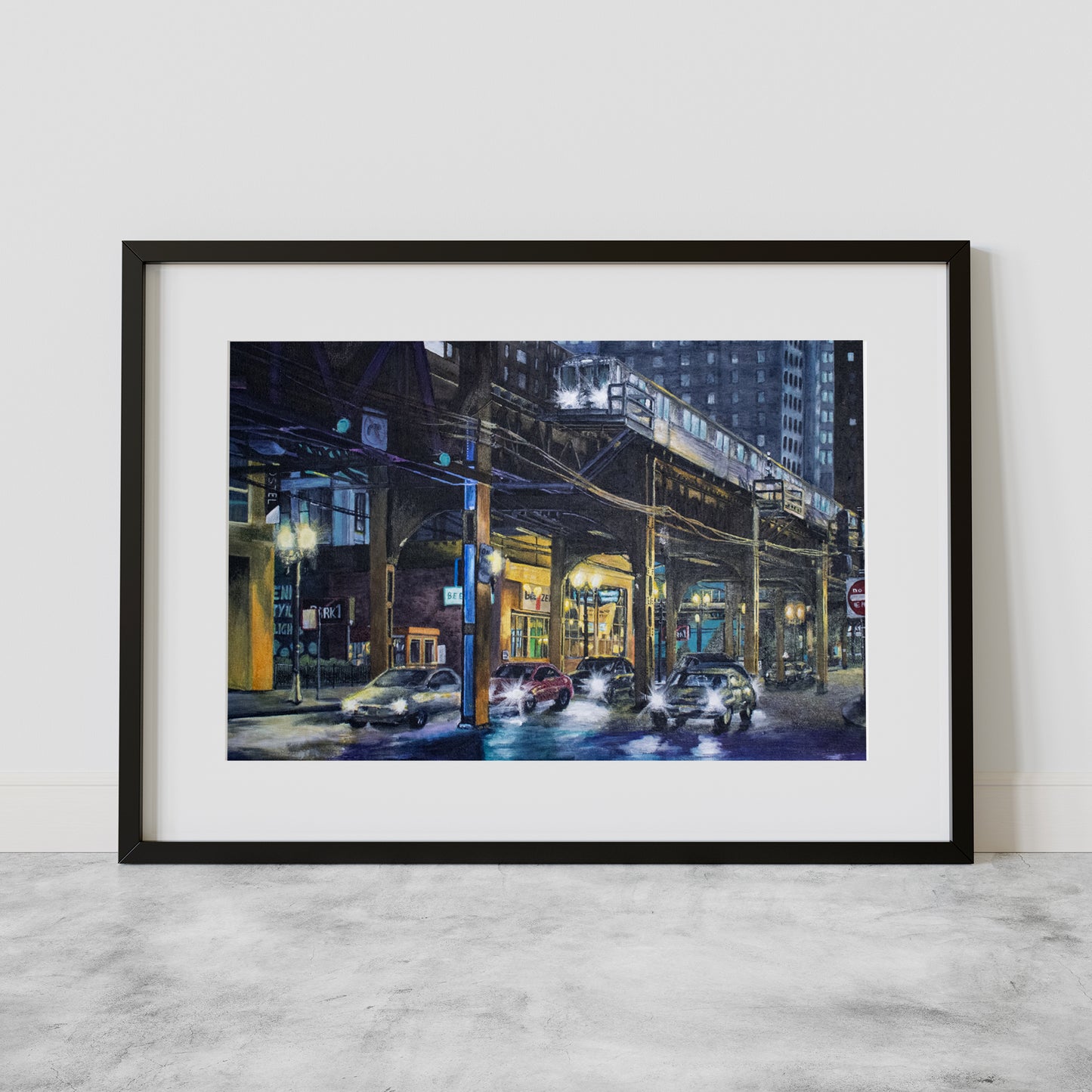 Up in to the Night Giclée Print