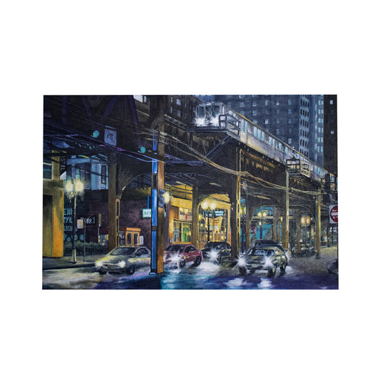 Up in to the Night Giclée Print