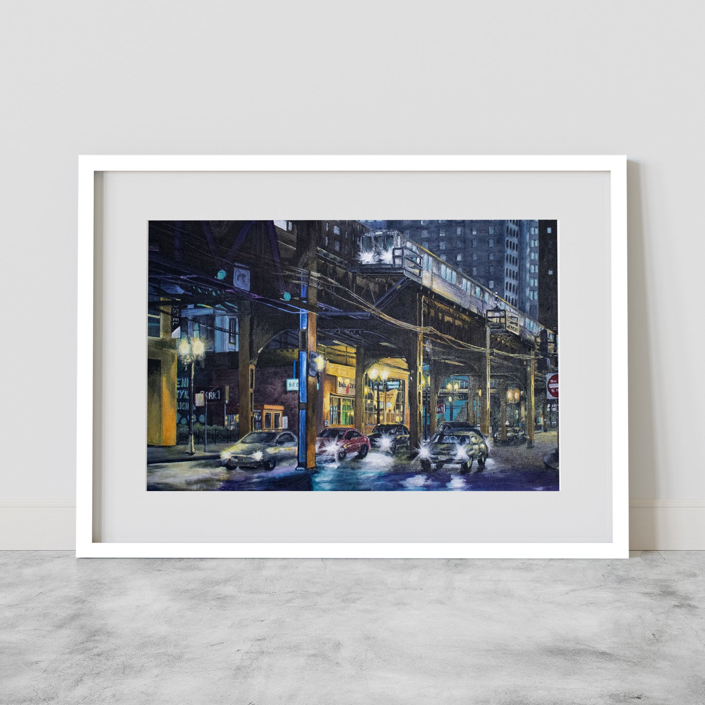 Up in to the Night Giclée Print