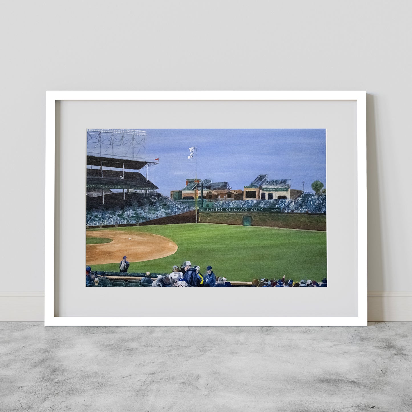 Spring Day at Wrigley Giclée Print