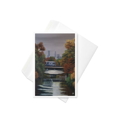 Over the River Greeting Card