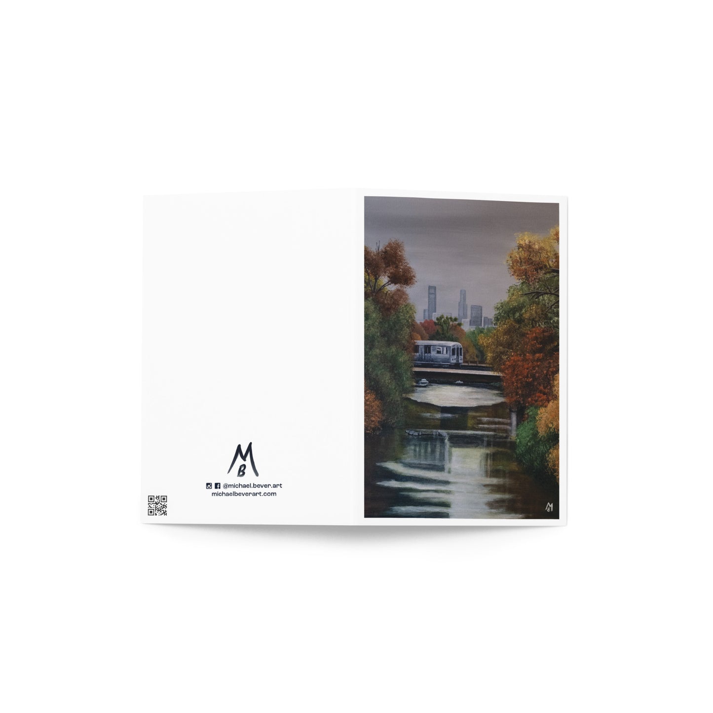 Over the River Greeting Card