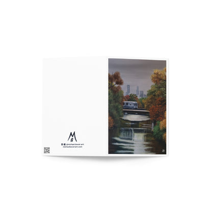Over the River Greeting Card