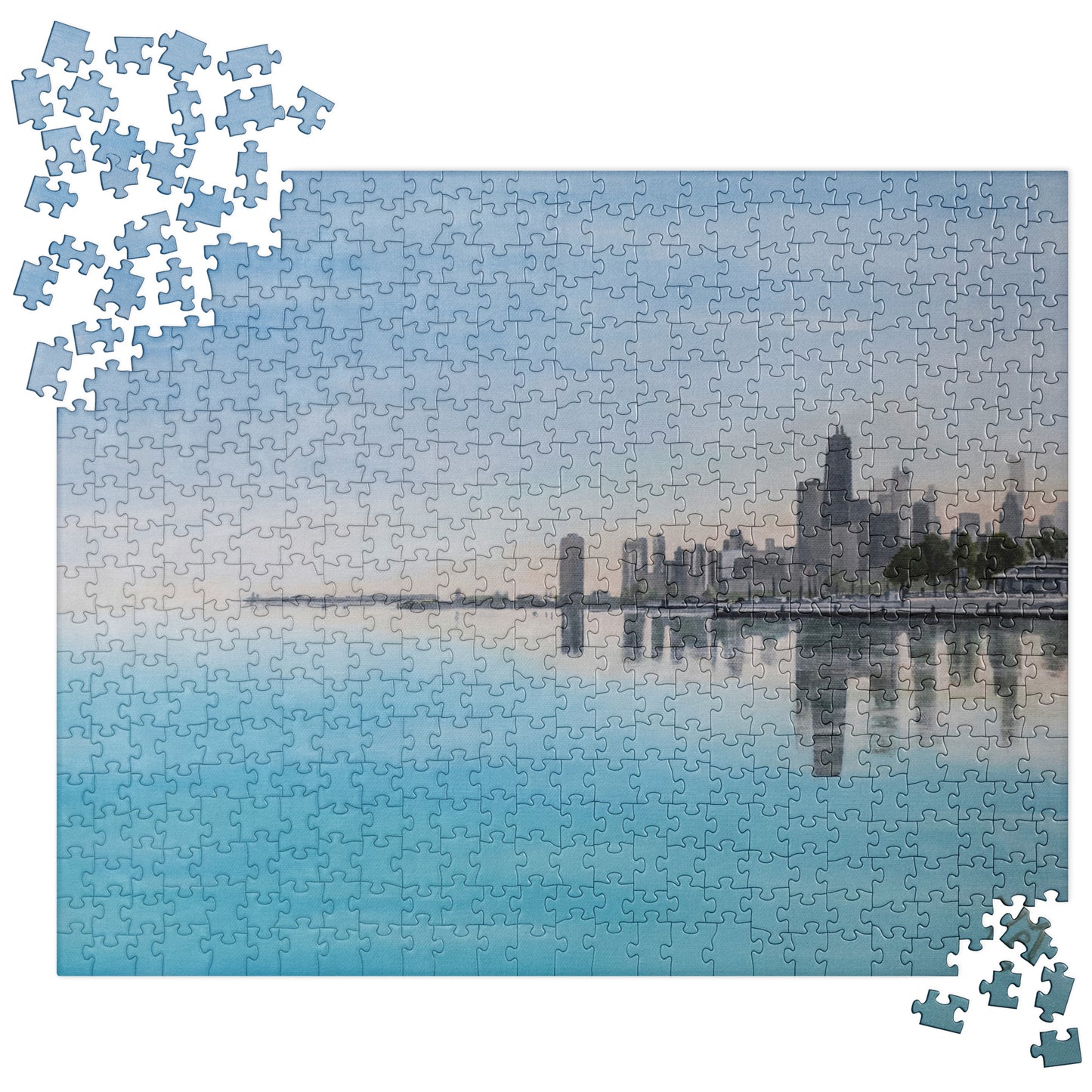 Lakeshore Sunset Jigsaw puzzle