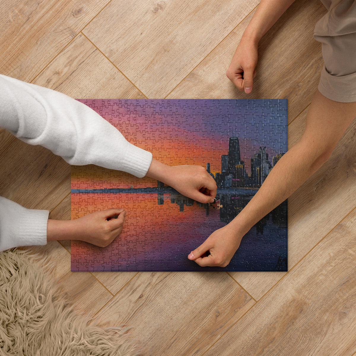 Lakeshore Sunrise Jigsaw puzzle