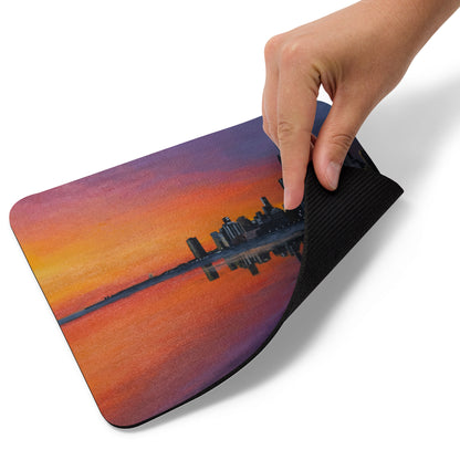 Lakefront Sunrise Mouse pad